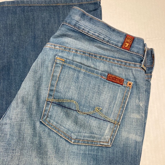 NWOT 7 For All Mankind OG Bootcut medium wash size 29 - Picture 2 of 12